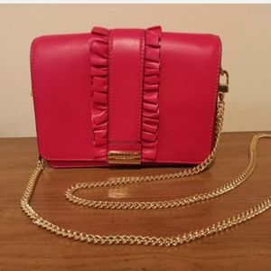 MICHAEL Michael Kors Jade Ruffle Gusset Ultra Pink